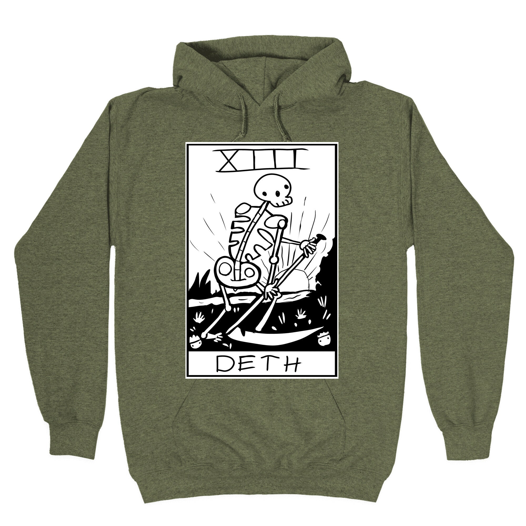 Badly Drawn Tarots: Death Hoodie